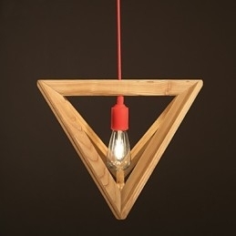 Lustre nórdico de madeira Café Clothing Creative Retro Decorative Oak Chandelier