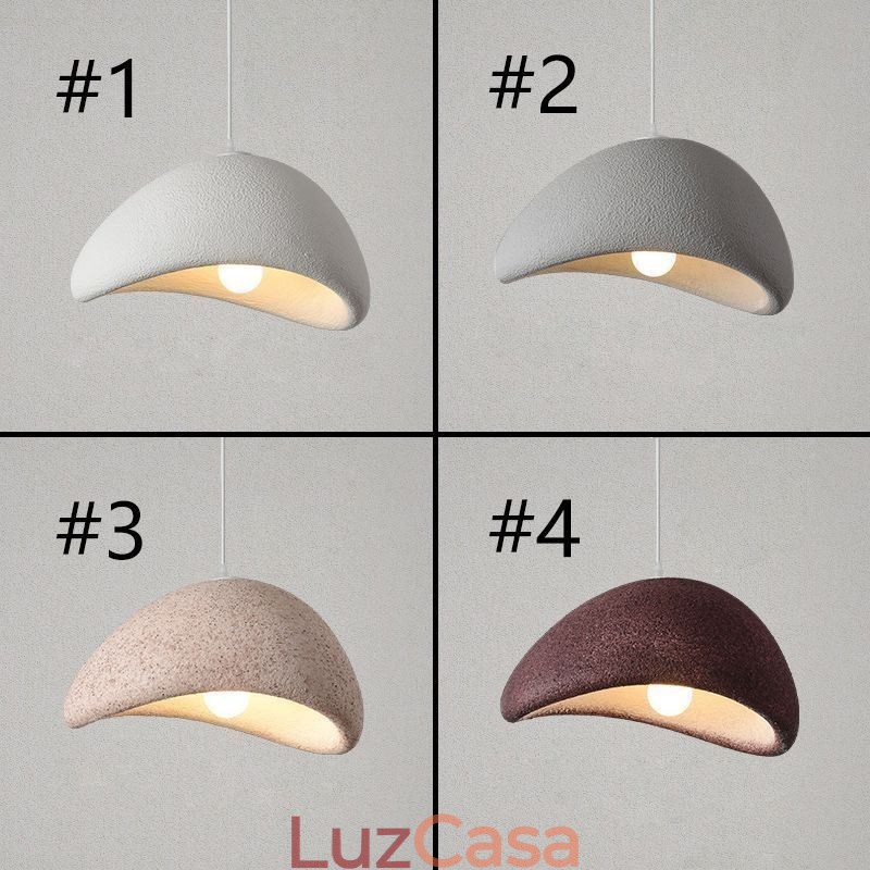 Luminária de teto simples com luz de suspensão de resina