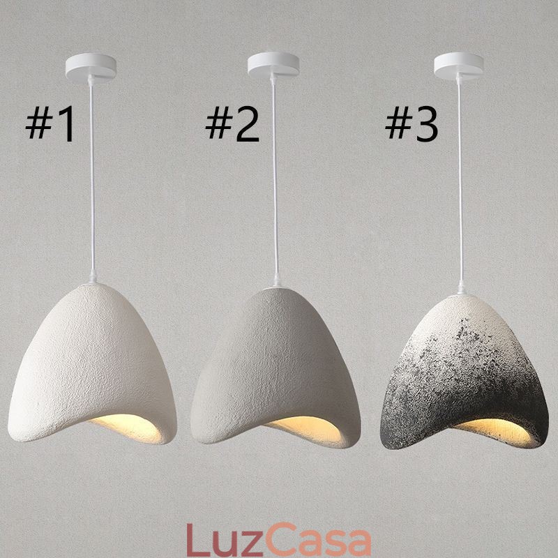 Decoração de teto de resina, luz suspensa