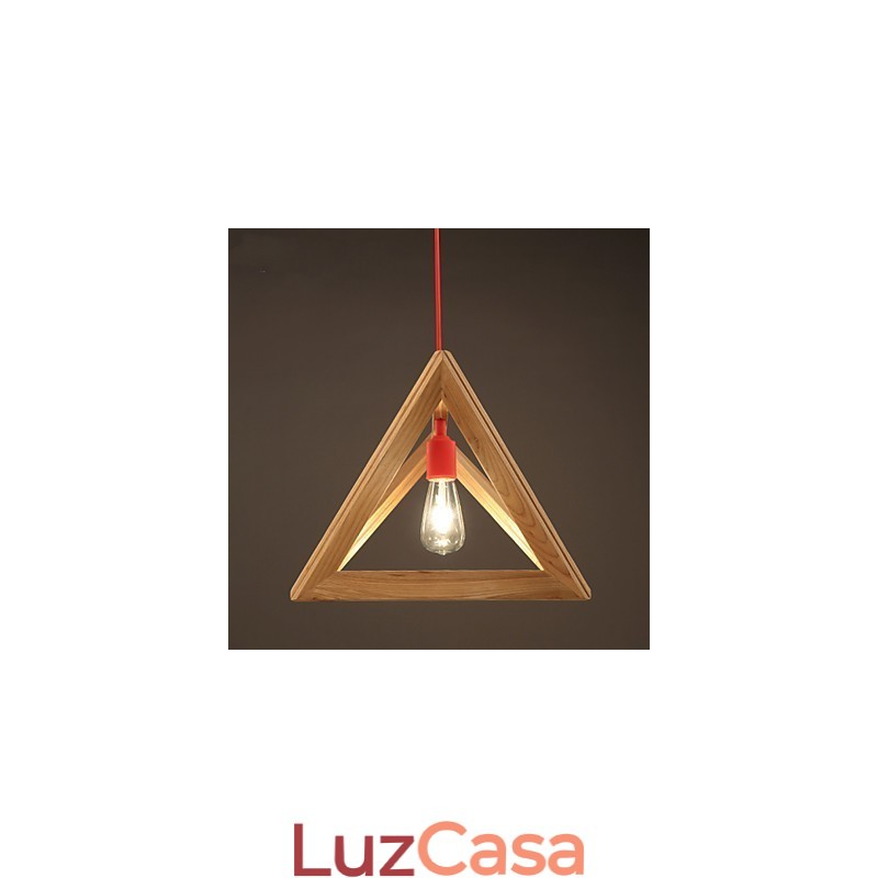 Lustre nórdico de madeira Café Clothing Creative Retro Decorative Oak Chandelier