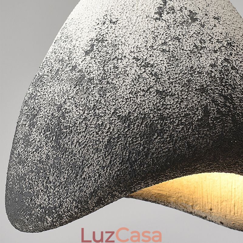 Decoração de teto de resina, luz suspensa