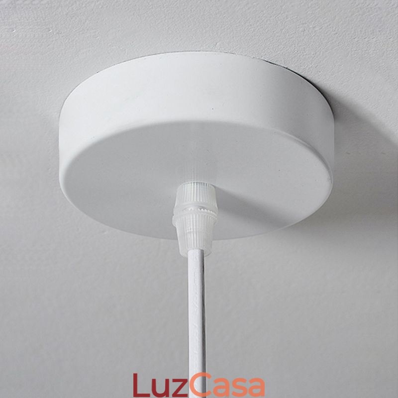 Luminária pendente de resina moderna e simples para teto