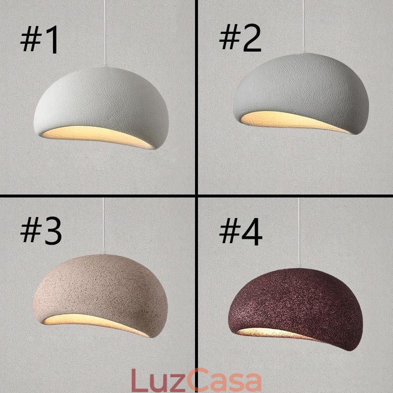 Luminária pendente de resina Luminária pendente minimalista