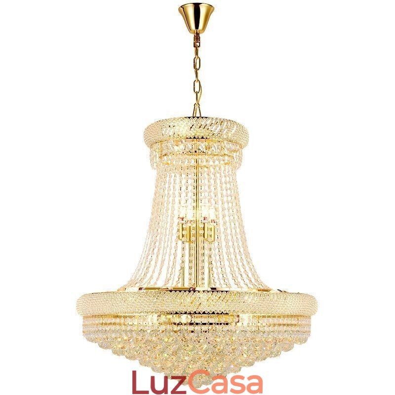 Luminária pendente de cristal moderna, luminária decorativa duplex para teto