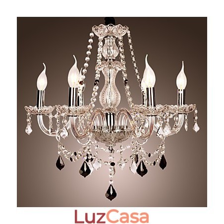 Lustre de Cristal Rústico Lodge Outros Vidros Lustre de Cristal Rústico Lodge Outros Vidros