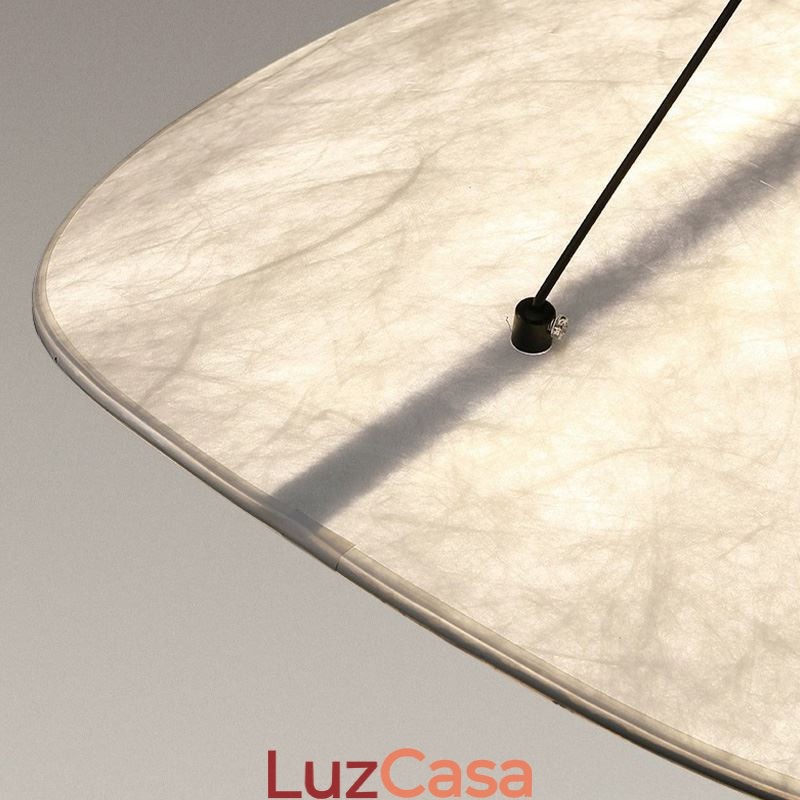 Luminária de Teto Decoração de Seda Luminária Pendente Branco Quente
