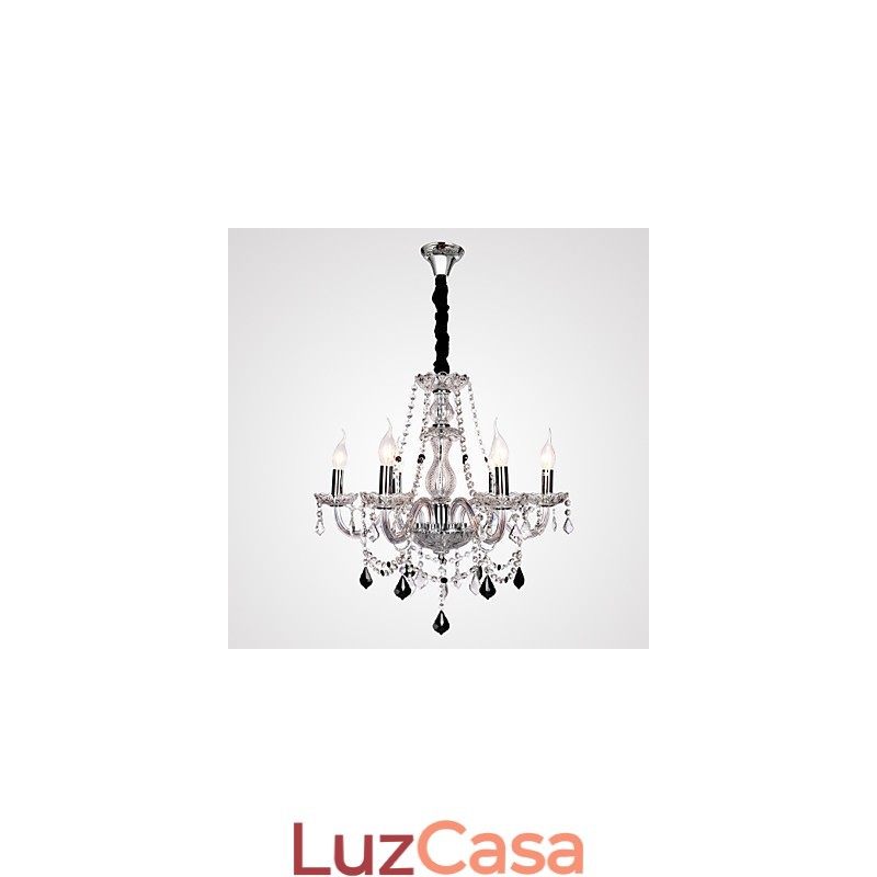 Lustre de Cristal Rústico Lodge Outros Vidros