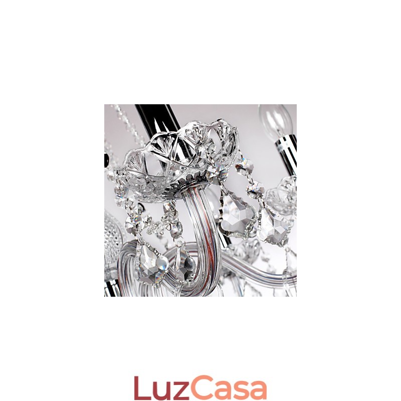 Lustre de Cristal Rústico Lodge Outros Vidros