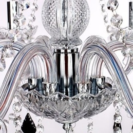 Lustre de Cristal Rústico Lodge Outros Vidros