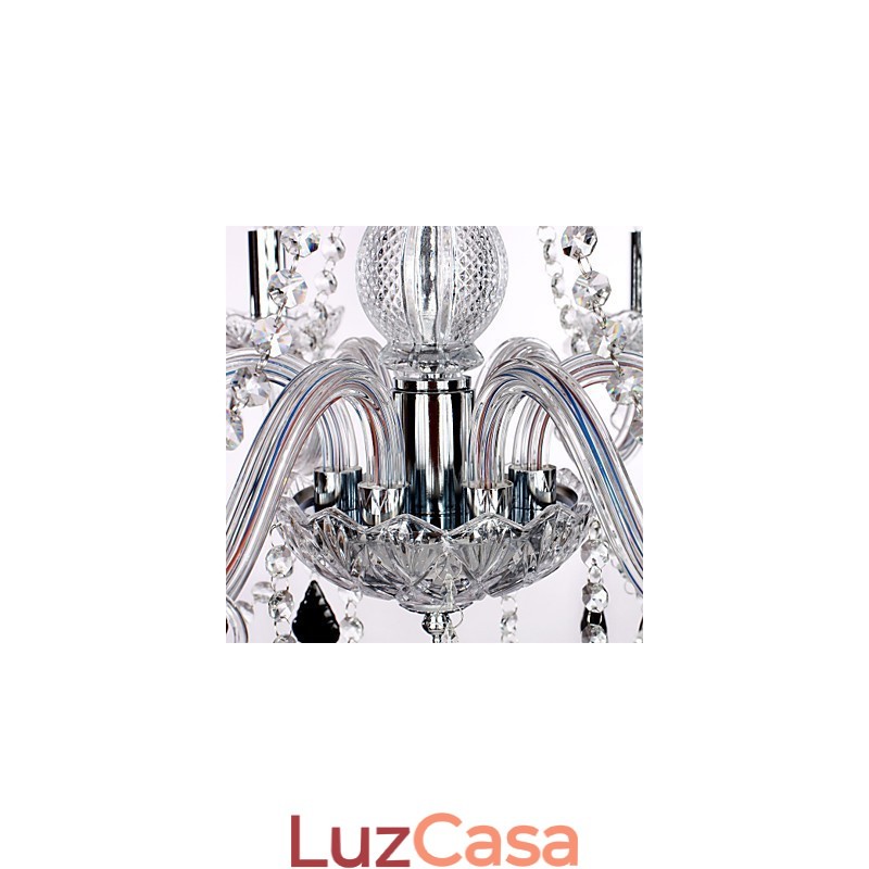 Lustre de Cristal Rústico Lodge Outros Vidros