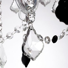 Lustre de Cristal Rústico Lodge Outros Vidros