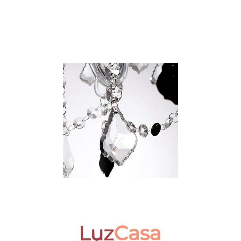 Lustre de Cristal Rústico Lodge Outros Vidros