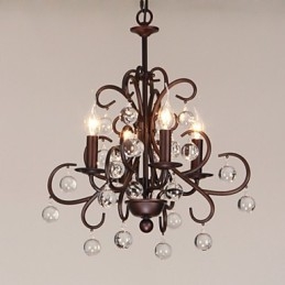 Lustre de metal com pintura clássica tradicional