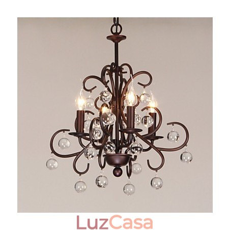 Lustre de metal com pintura clássica tradicional Lustre de metal com pintura clássica tradicional