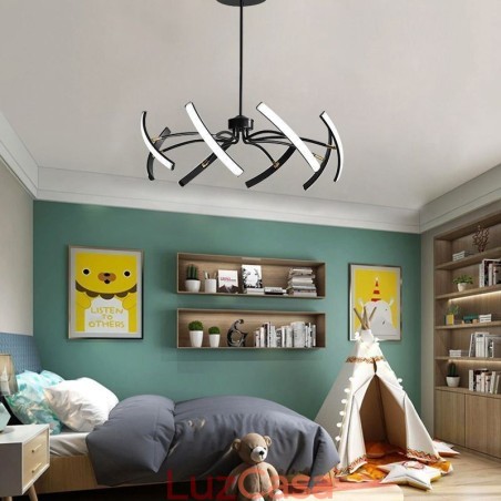 Luz pendente minimalista transformável luz de teto Luz pendente minimalista transformável luz de teto
