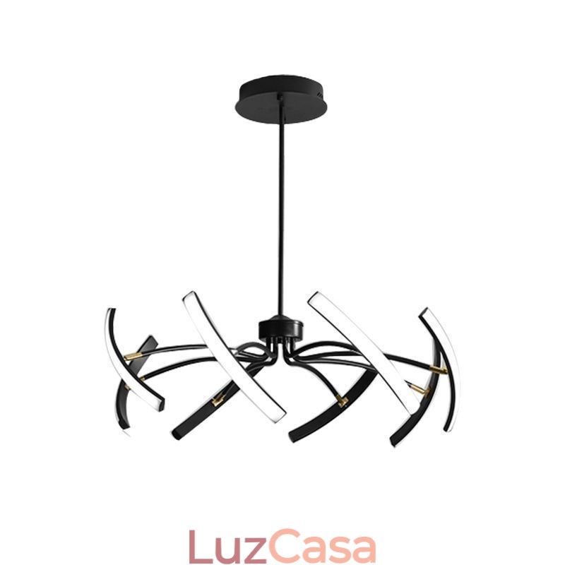 Luz pendente minimalista transformável luz de teto