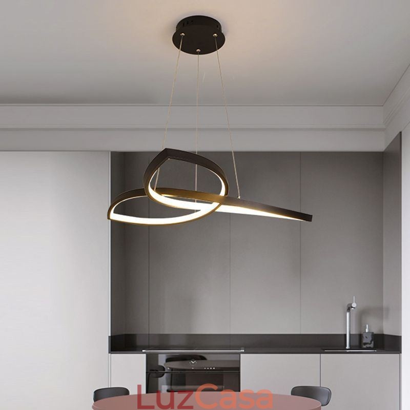 Luminária pendente minimalista Clover Ceiling Light