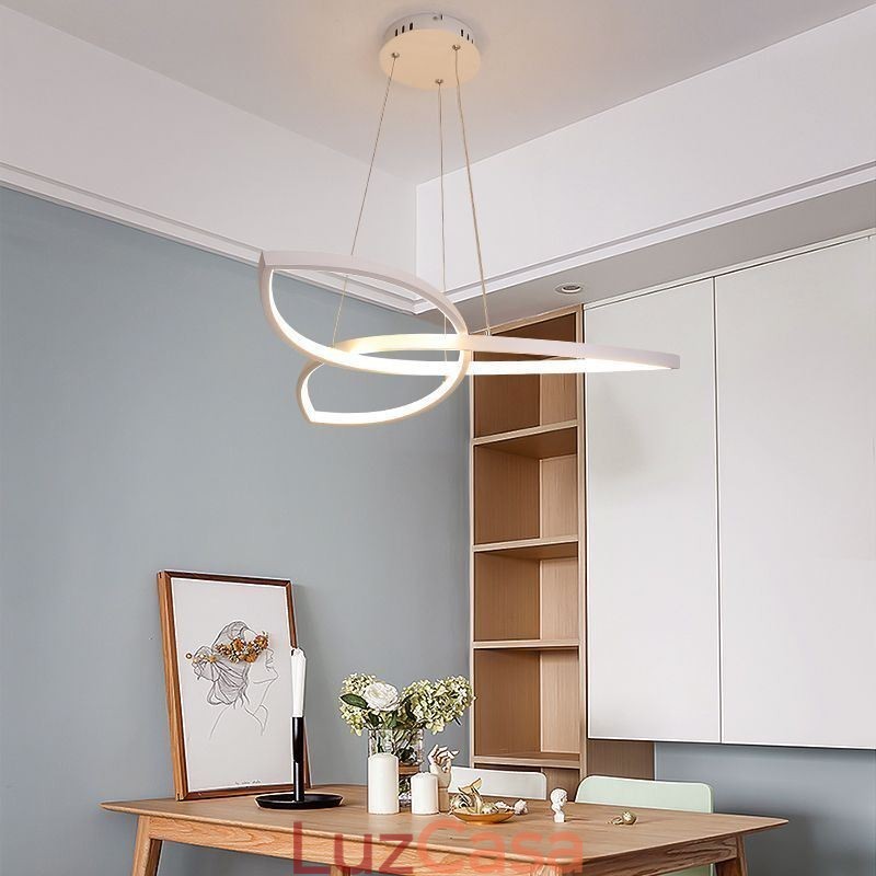 Luminária pendente minimalista Clover Ceiling Light