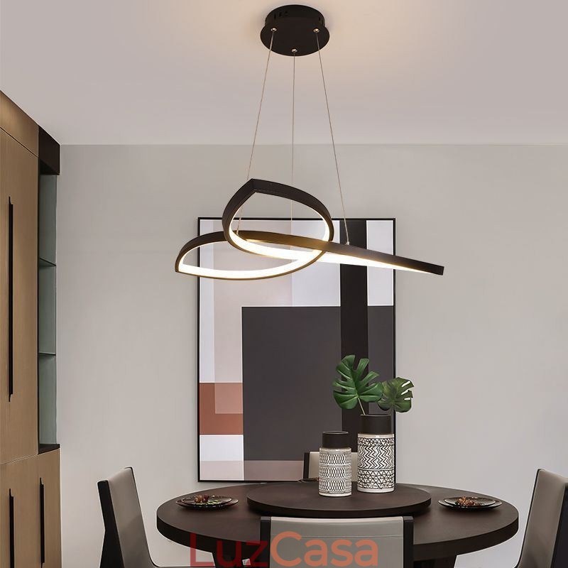 Luminária pendente minimalista Clover Ceiling Light