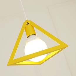 Lustre de metal com pintura estilo mini lanterna