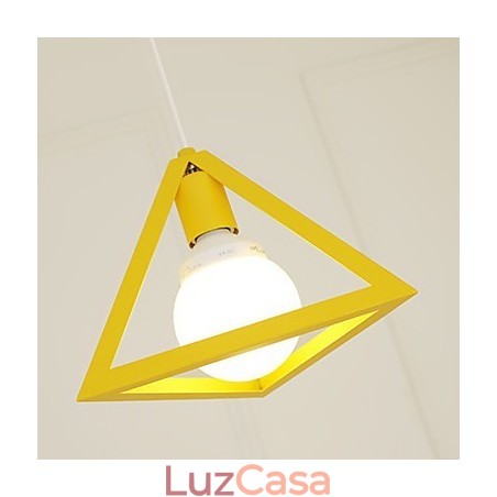 Lustre de metal com pintura estilo mini lanterna Lustre de metal com pintura estilo mini lanterna