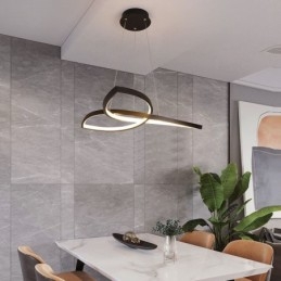 Luminária pendente minimalista Clover Ceiling Light