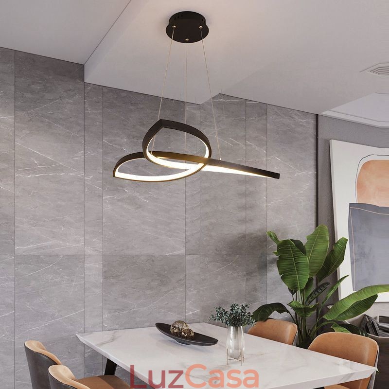 Luminária pendente minimalista Clover Ceiling Light