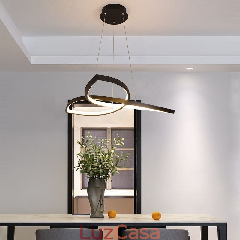 Luminária pendente minimalista Clover Ceiling Light