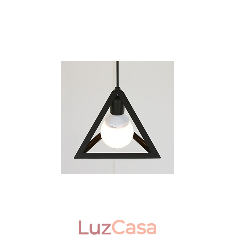 Lustre de metal com pintura estilo mini lanterna