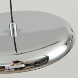 Luminária pendente com três luzes de cabeça redondas