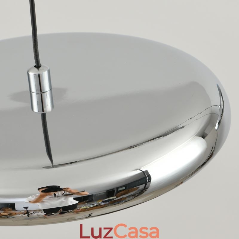 Luminária de teto com três cabeças, luminária pendente