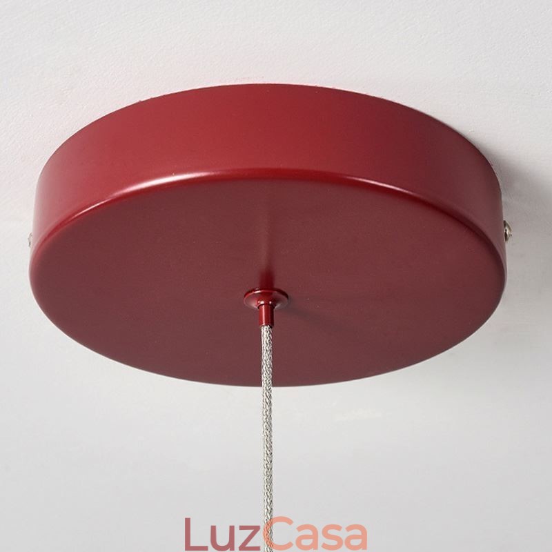 Luminária de teto moderna nórdica duplex edifício circular em forma de U pendente