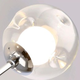 Luminária pendente de vidro estilo europeu simples Magic Beans Luminária de teto