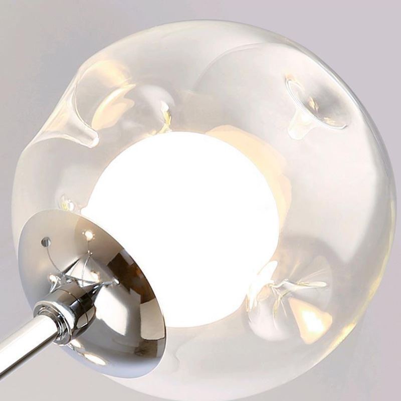 Luminária pendente de vidro estilo europeu simples Magic Beans Luminária de teto