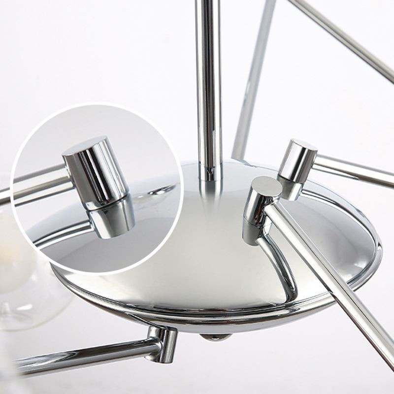 Luminária pendente de vidro estilo europeu simples Magic Beans Luminária de teto