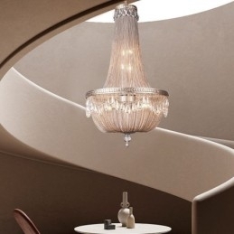 Pendente de borla retrô americano duplex alumínio corrente luz de teto