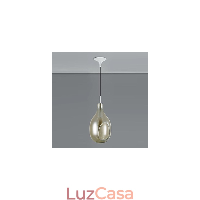 Lustre 1 Luz Simples Moderno Artístico Pendente Luz