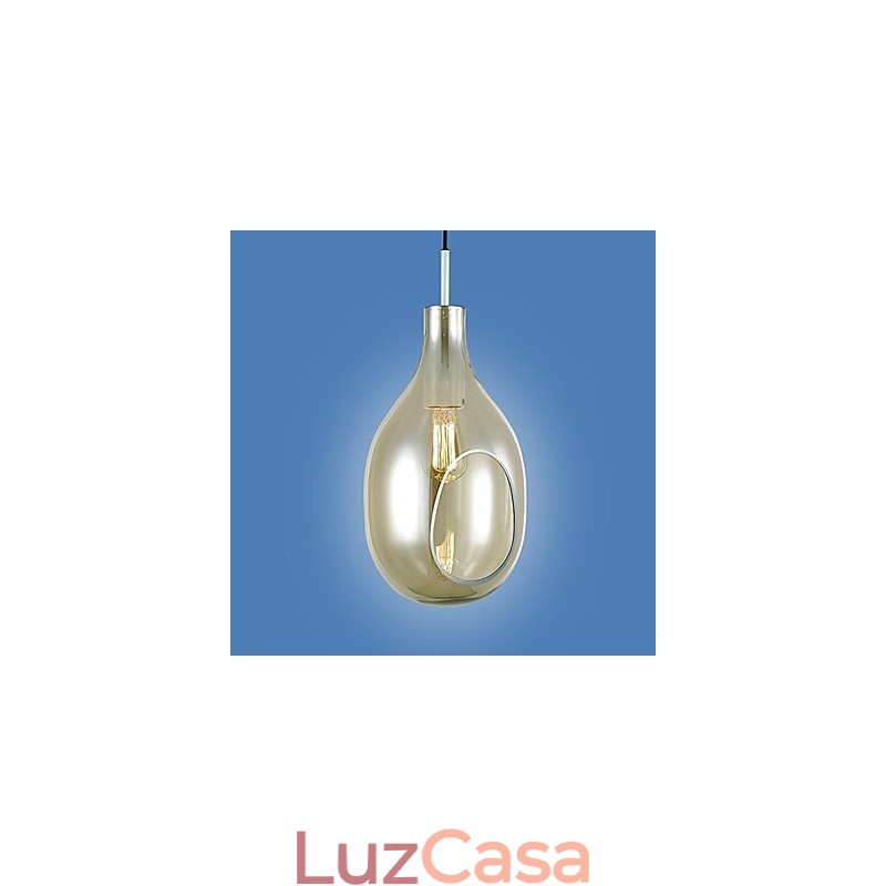 Lustre 1 Luz Simples Moderno Artístico Pendente Luz