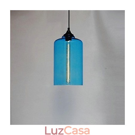 Garrafa Design Pendente 1 Luz Conciso Ferro Pintura Garrafa Design Pendente 1 Luz Conciso Ferro Pintura