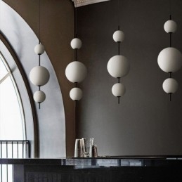 Luminária pendente moderna minimalista Magic Beans Molecule Ceiling Light