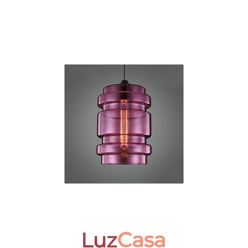 Lustre Mini Estilo Moderno Contemporâneo Vidro
