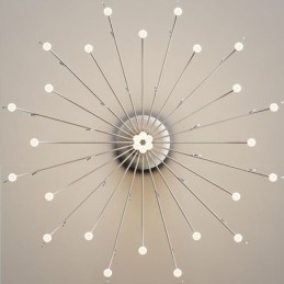 Luminária pendente nórdica criativa natural branca para teto 30 luzes