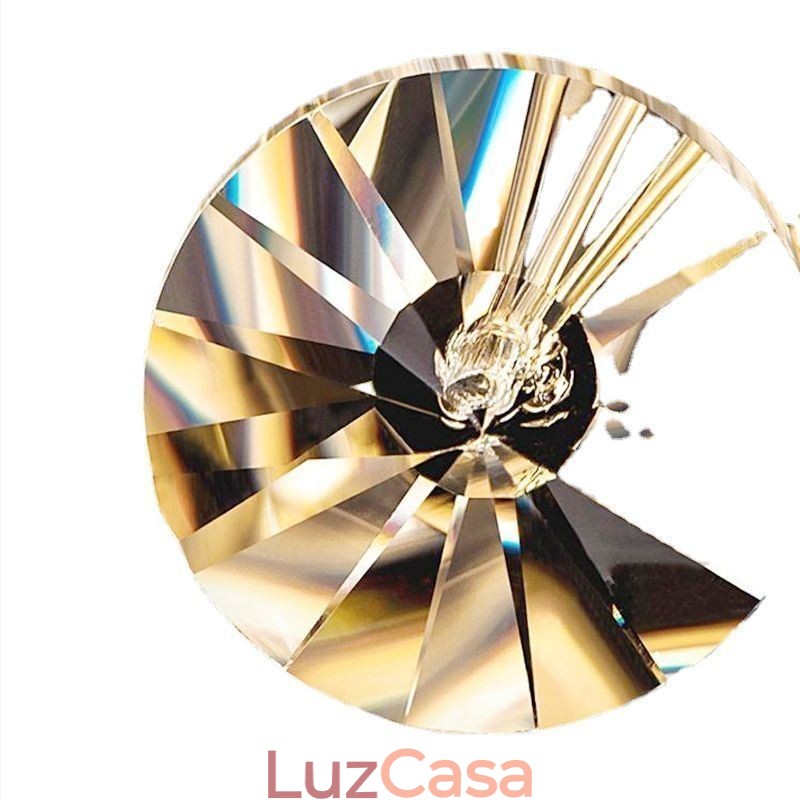 Luminária pendente galvanizada tira girassol ferro forjado luz de teto