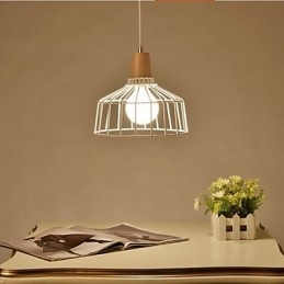 Iluminação de lustre de metal simples