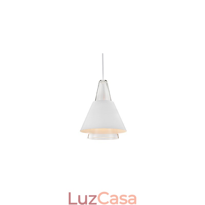 Lustre de vidro com pintura contemporânea moderna