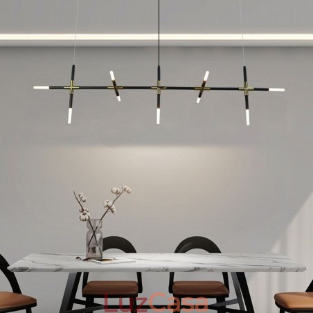 Luminária pendente simples, emenda criativa, luz de teto branca quente, lâmpada de combinação faça você mesmo