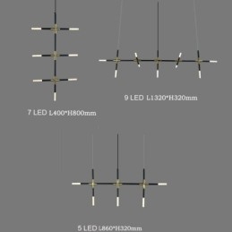 Luminária pendente simples, emenda criativa, luz de teto branca quente, lâmpada de combinação faça você mesmo
