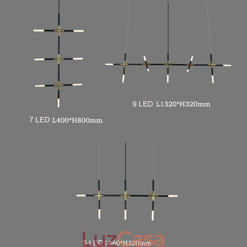 Luminária pendente simples, emenda criativa, luz de teto branca quente, lâmpada de combinação faça você mesmo