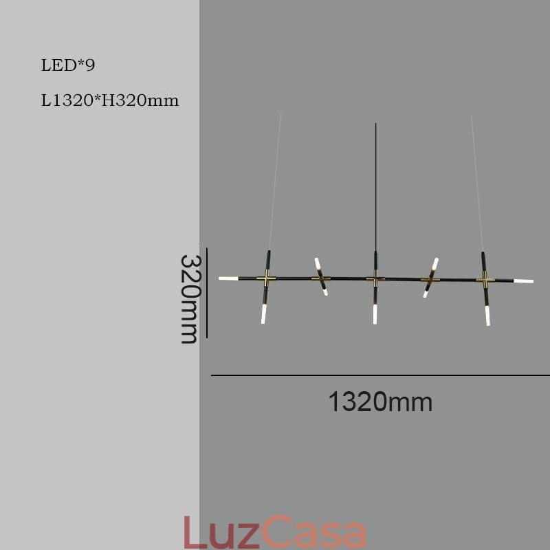 Luminária pendente simples, emenda criativa, luz de teto branca quente, lâmpada de combinação faça você mesmo