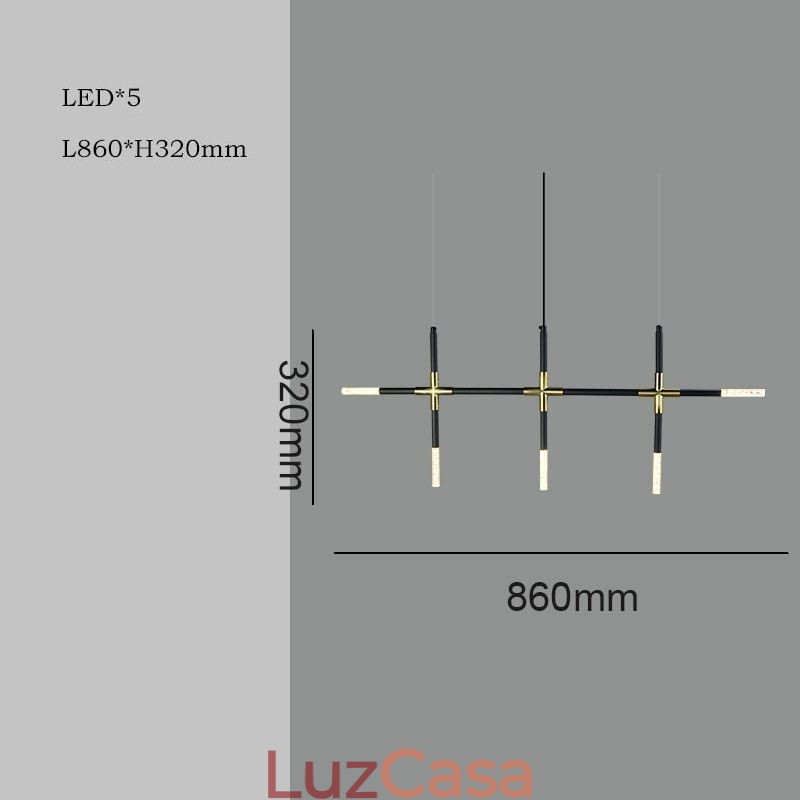 Luminária pendente simples, emenda criativa, luz de teto branca quente, lâmpada de combinação faça você mesmo